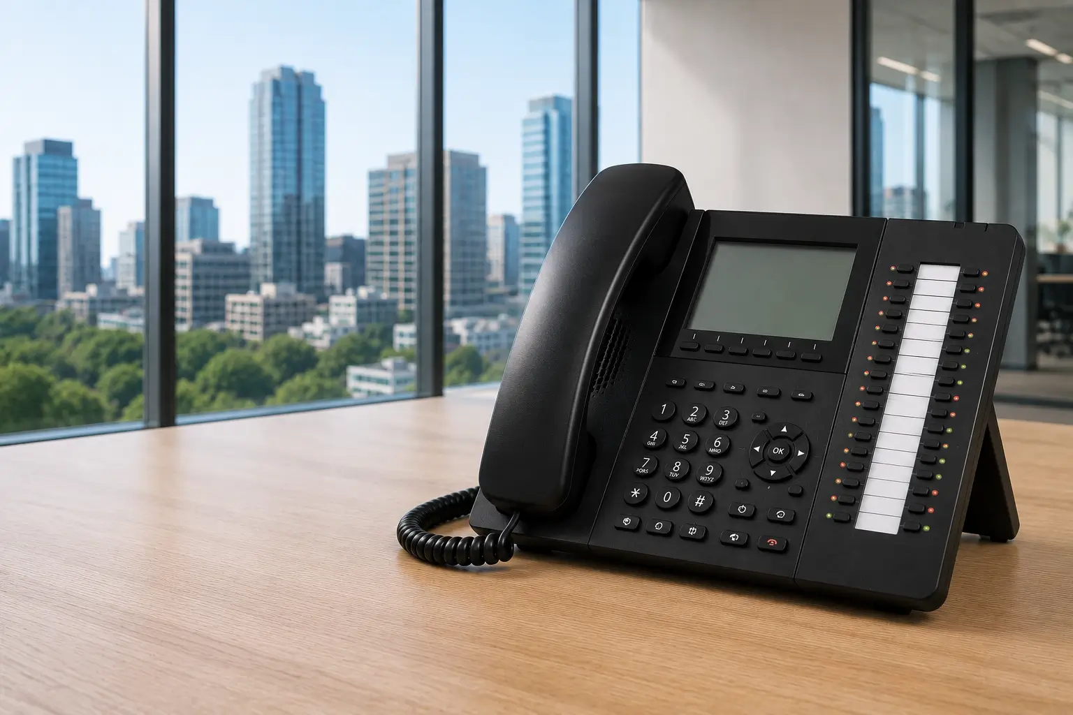 IP phone with dual display