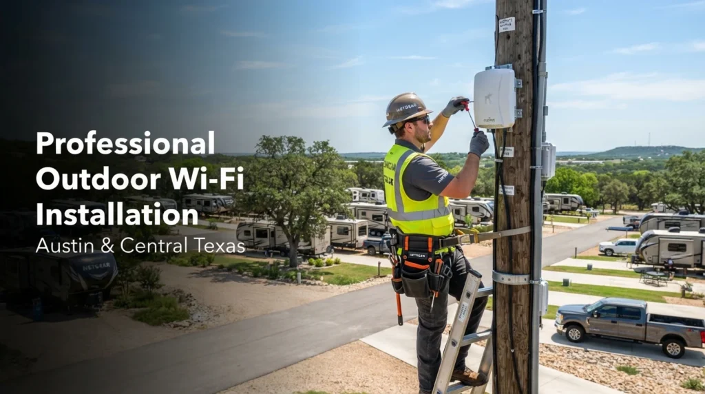 Outdoor Wi-Fi Installation in Austin