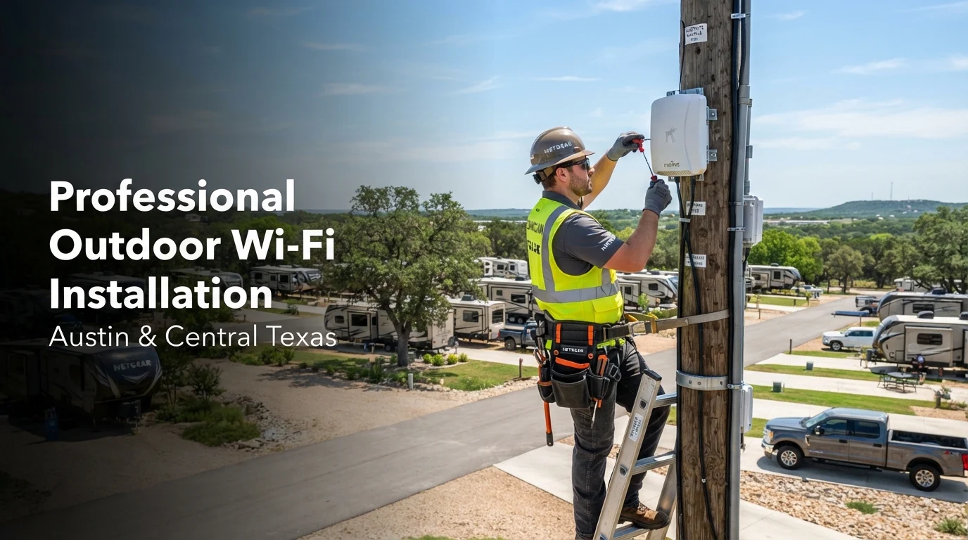 Outdoor Wi-Fi Installation in Austin
