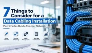 7 things to consider for data cabling installation