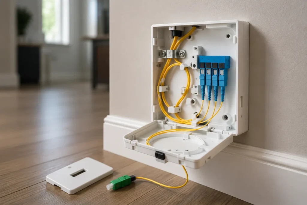 Fiber optic cabling services for Austin homes