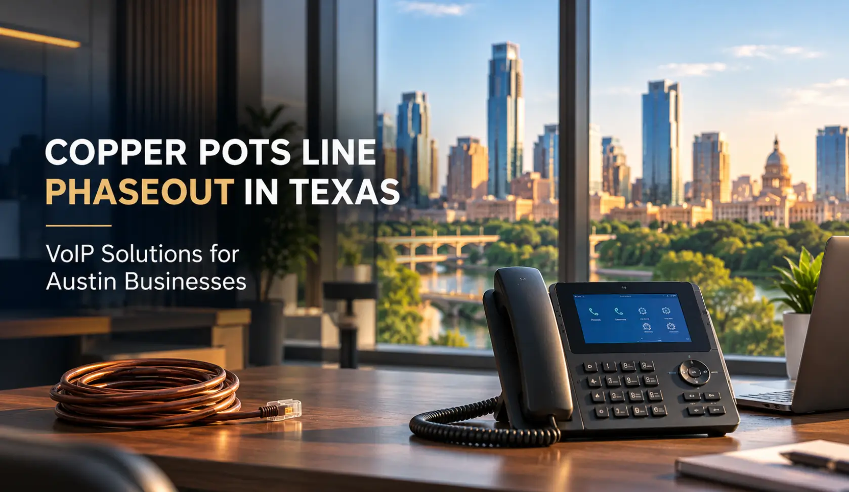 Copper POTS line phaseout in Texas and VoIP solutions for Austin businesses